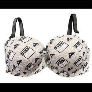 Victorias Secret Pink Wear Everywhere Push Up Padded Multi-way bra 34DD
